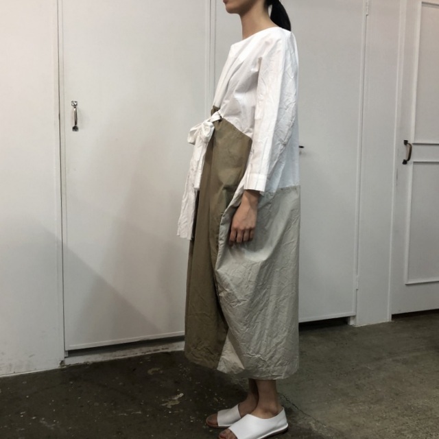 DANIELA GREGIS(ダニエラ グレジス) ワンピース(WHITE×NATURAL)【K】(8)