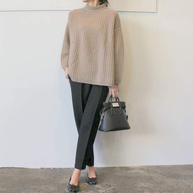 【30%OFF SALE】YLÉVE(イレーヴ) 【19AW】WOOL DOUBLE CLOTH TROUSER_168-9240050【K】(8)