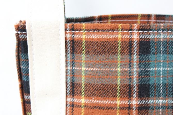 TEMBEA(テンベア)BAGUET TOTE S(WOOL BROWN CHECK)【K】(8)