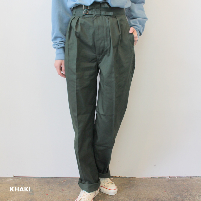 LENO&Co.(リノアンドコー) / 【20SS】DOUBLE BELTED GURKHA TROUSERS(2色展開)_L2001-PT001【K】(8)