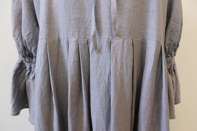 GASA*(ガサ) 【20SS】黒豆さん Gathered sleeves dress_11201-03111-B-F【K】(8)