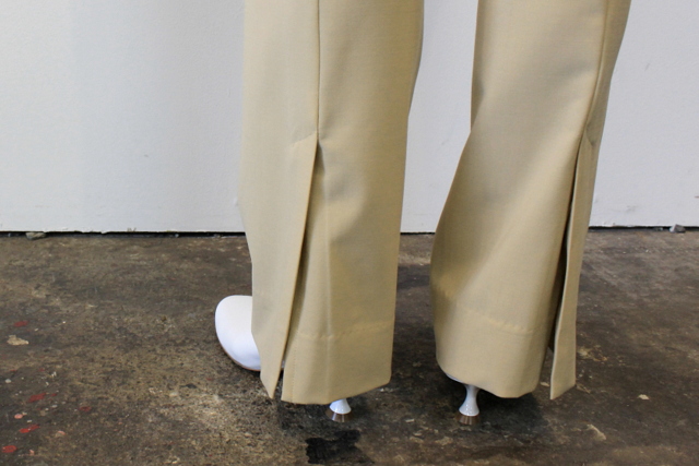 YOKE(ヨーク)【20SS】BACK SLIT STRAIGHT PANTS_YK20SS0103P【K】(8)