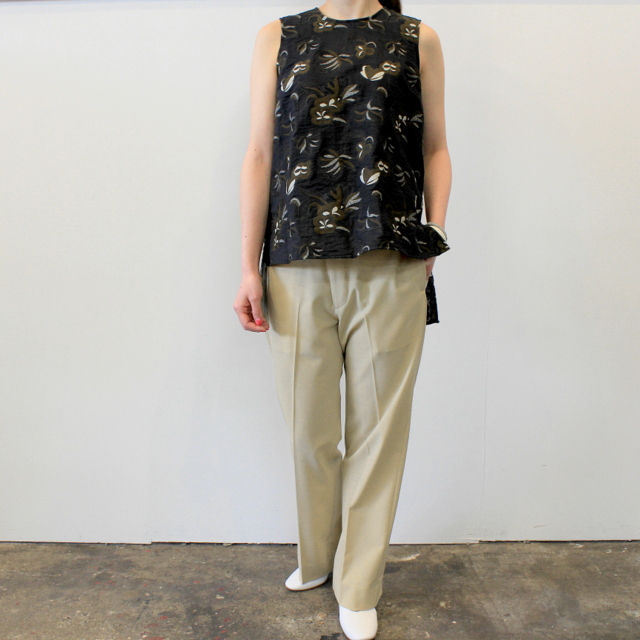 【30% off sale】YOKE(ヨーク)【20SS】BACK SLIT JACQUARD TOPS_YKL20SS0009BL-K【K】(8)