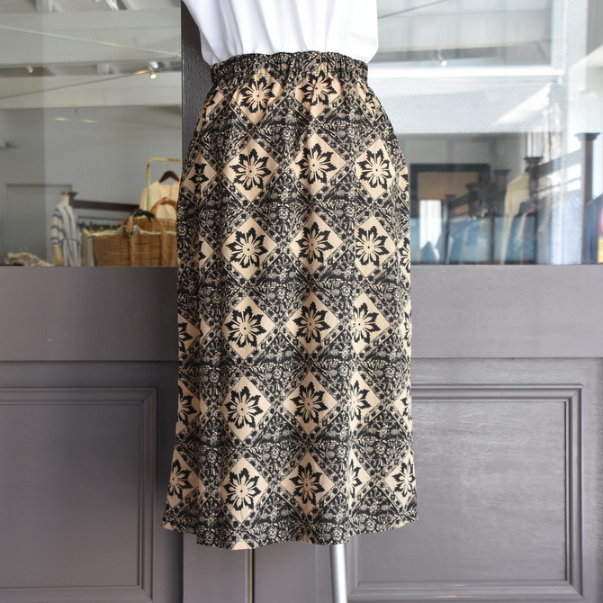 South2West8 String Skirt -Printed Flannel / Batik #GL837(8)