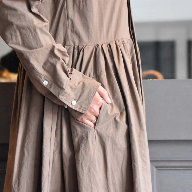 TOUJOURS(トゥジュー) Randam Pleated Shirt Dress #MM33DD03(8)