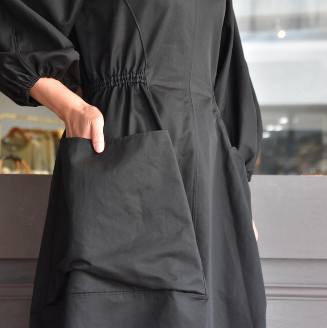 TENNE HANDCRAFTED MODERN(テン ハンドクラフテッドモダン) VOLUME SLEEVE DRESS #0014DR(8)