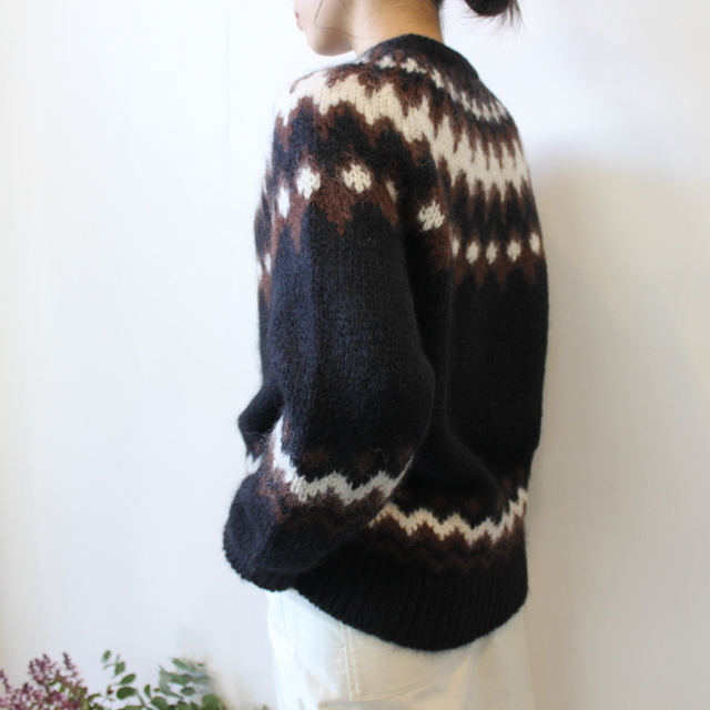 BATONER(バトナー)【20AW】women MOHAIR NORDIC CREW NECK(2色展開)_BN-20FL-054【K】(8)