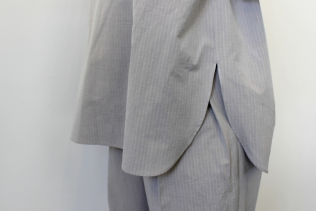 AURALEE(オーラリー)【21SS】WASHED FINX RIPSTOP CHAMBRAY HALF SLEEVED SHIRTS_A21SS06FL【K】(8)