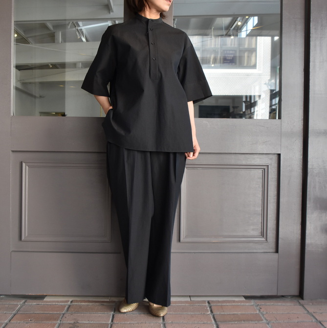 AURALEE(オーラリー) WASHED FINX RIPSTOP CHAMBRAY HALF SLEEVED SHIRTS #A21SS06FL(8)