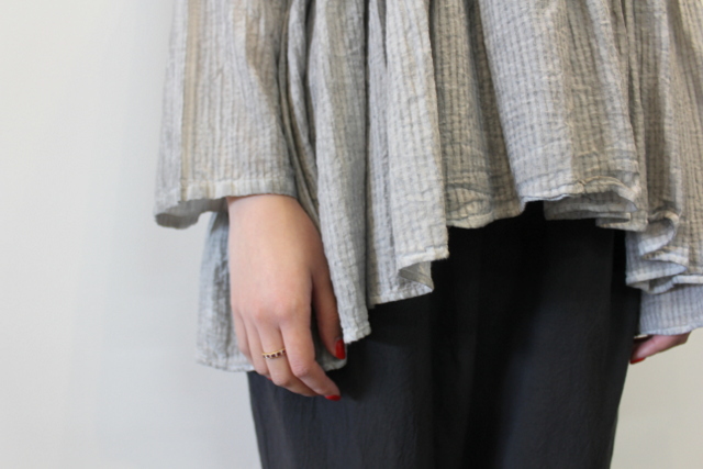maison de soil(メゾンドソイル) MINI PINTUCK BLOUSE_NMDS21171【K】(8)
