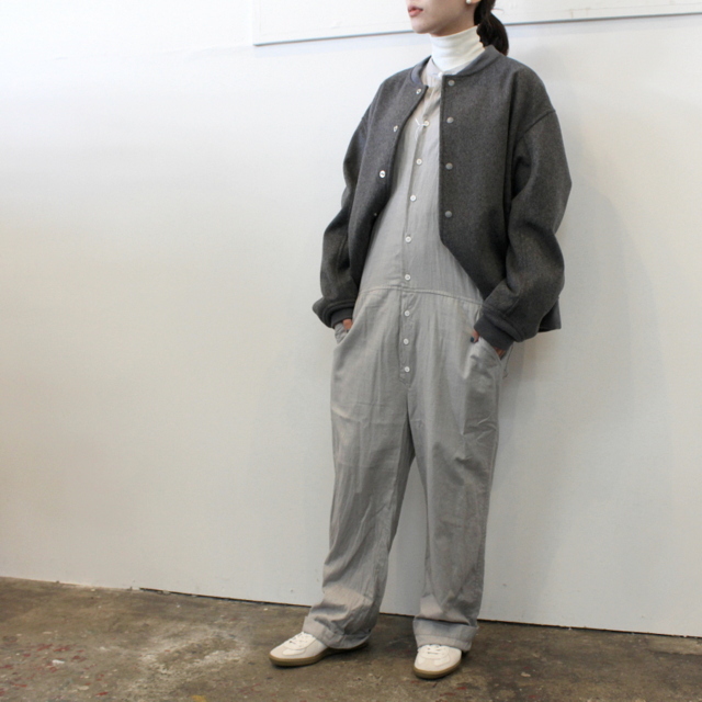 TOUJOURS(トゥジュー)【21AW】Band Collar All-in-one Suit_TM35MP04【K】(8)