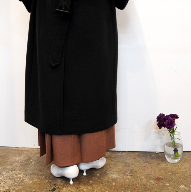 AURALEE(ƒI[ƒ‰ƒŠ[) CASHIMERE WOOL MOSSER SOUTIEN COLLAR COAT #A23AC03MC(8)