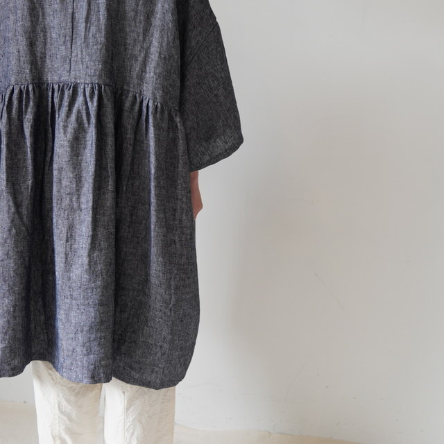 Worker's Nobility(ワーカーズ ノビリティ) VネックチュニックOP #PAINTERSHIRTS(8)