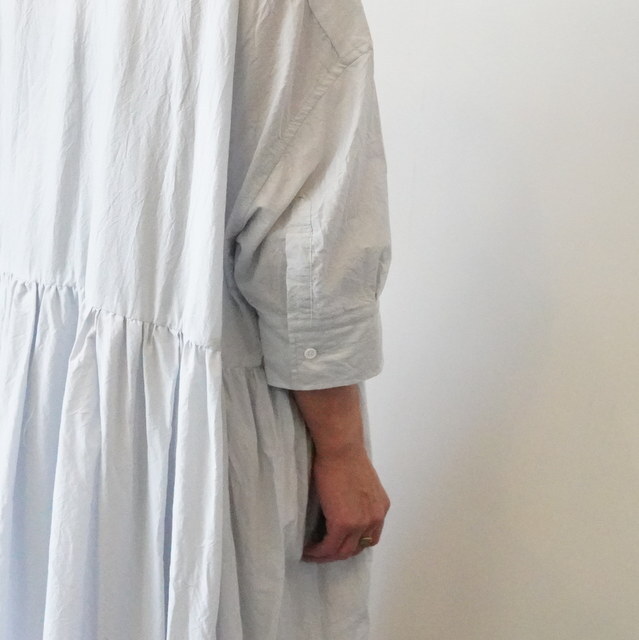 TOUJOURS(トゥジュー) RANDOM PLEATED HALF SLEEVE SHIRT DRESS #MM43RD04(8)