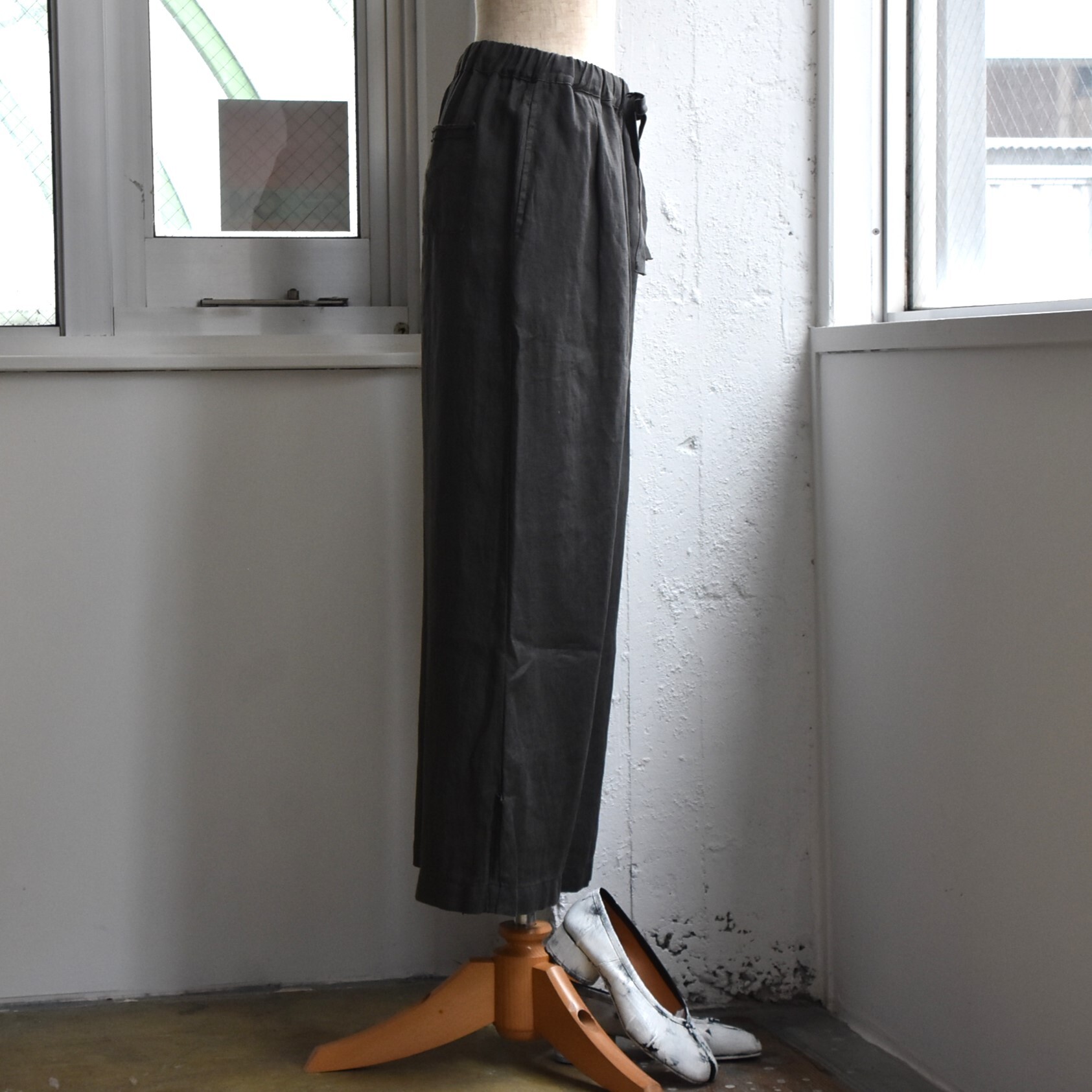 Kristensen DU NORD(クリステンセンドゥノルド) / リネンイージーワイドパンツ【2色展開】#K-244-AA(8)