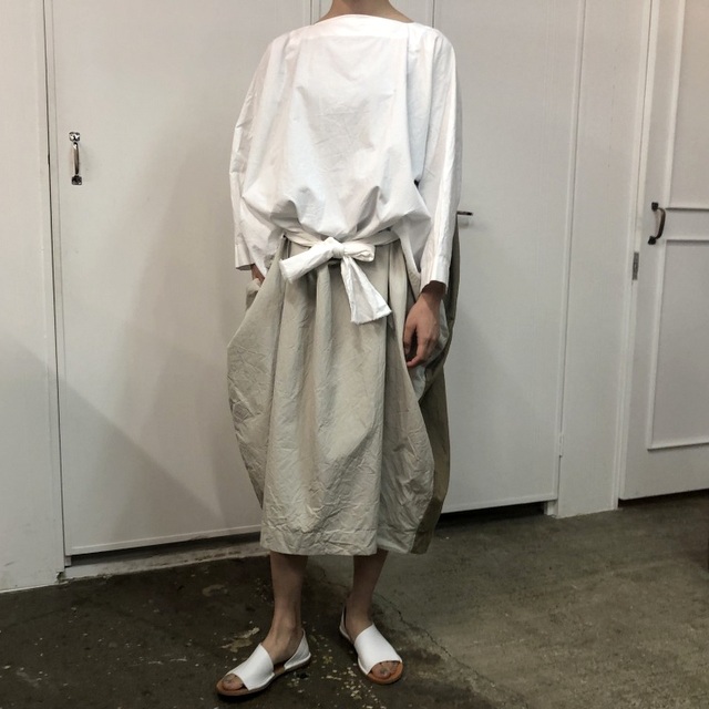 DANIELA GREGIS(ダニエラ グレジス) ワンピース(WHITE×NATURAL)【K】(9)