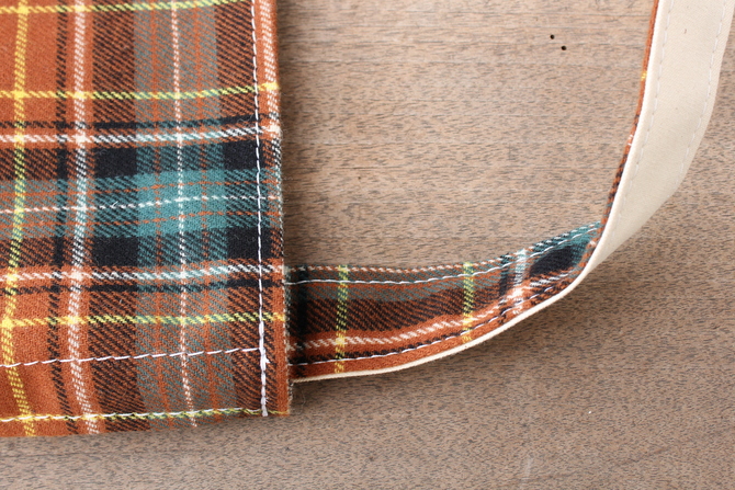 TEMBEA(テンベア)BAGUET TOTE S(WOOL BROWN CHECK)【K】(9)
