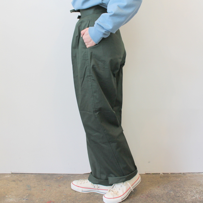 LENO&Co.(リノアンドコー) / 【20SS】DOUBLE BELTED GURKHA TROUSERS(2色展開)_L2001-PT001【K】(9)