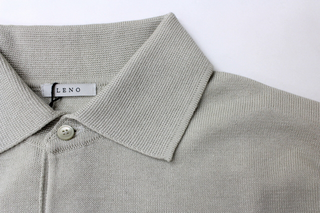 LENO&Co.(リノアンドコー) 【20SS】COTTON SILK KNIT POLO(2色展開)_L2001K002【Z】(9)