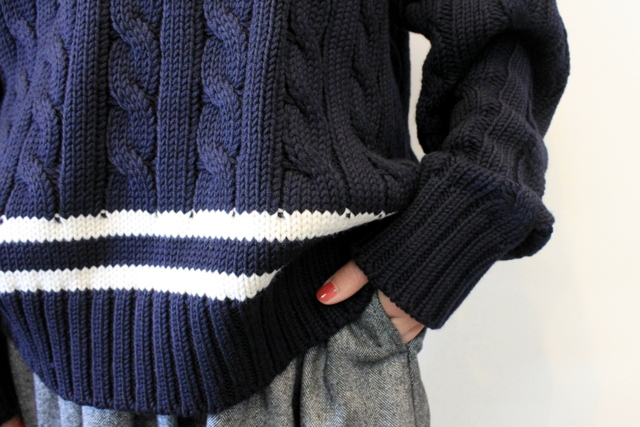 LENO&Co.(リノアンドコー) 【20AW】TILDEN KNIT SWEATER(2色展開)_H2002K002【K】(9)