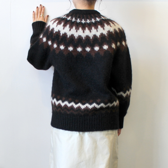 BATONER(バトナー)【20AW】women MOHAIR NORDIC CREW NECK(2色展開)_BN-20FL-054【K】(9)