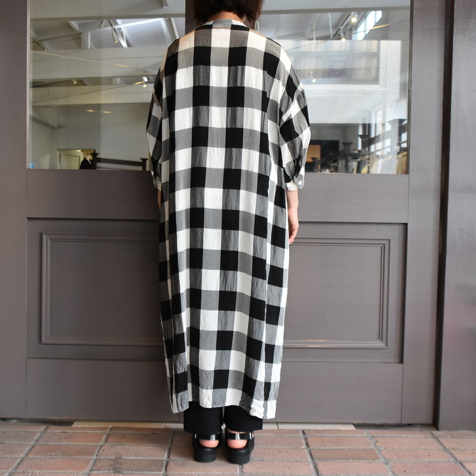 TOUJOURS(トゥジュー) Half Bishop Sleeve Shirt Dress #TM34HD01(9)