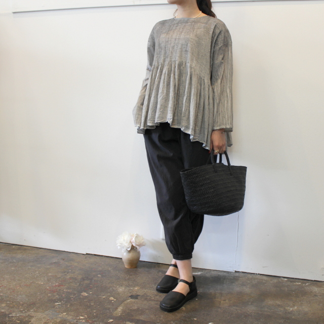 maison de soil(メゾンドソイル) MINI PINTUCK BLOUSE_NMDS21171【K】(9)