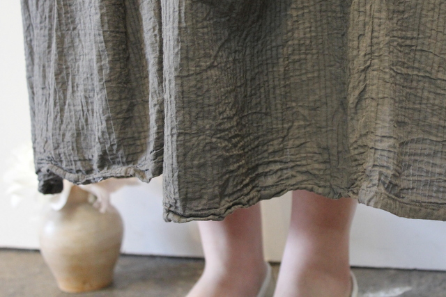 maison de soil(メゾンドソイル) MINI PINTUCK WRAP DRESS_NMDS21173【K】(9)