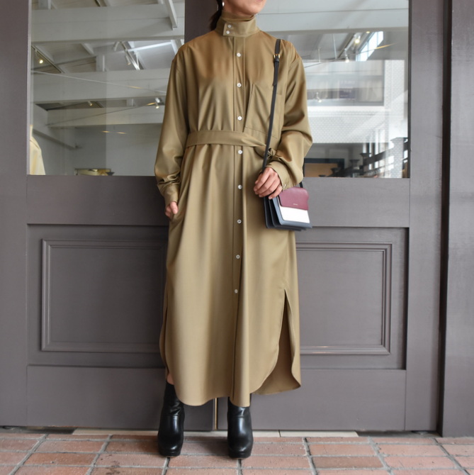 CristaSeya(クリスタセヤ)/Oversized maxi mao shirt dress(9)