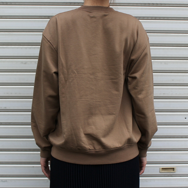 AURALEE(I[[) ELASTIC HIGH GAUSE SWEAT P/O#A22AP02NU(9)