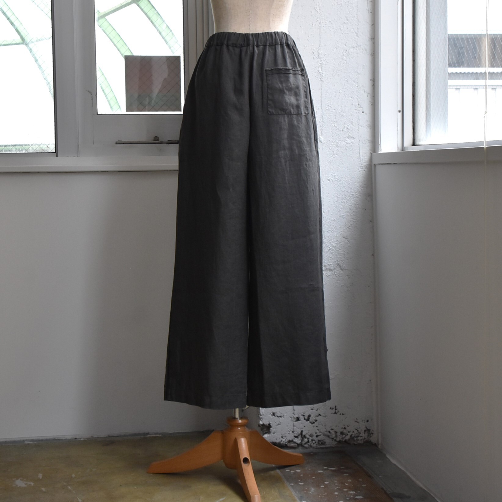 Kristensen DU NORD(クリステンセンドゥノルド) / リネンイージーワイドパンツ【2色展開】#K-244-AA(9)