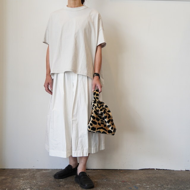 TRAVAIL MANUEL(トラバイユマニュアル) クラシック天竺 スリットT #2014-51(9)