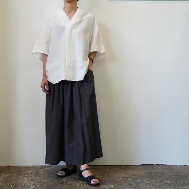 TOUJOURS(トゥジュー) / Randam Pleated Maxi Skirt #TM42BK04(9)