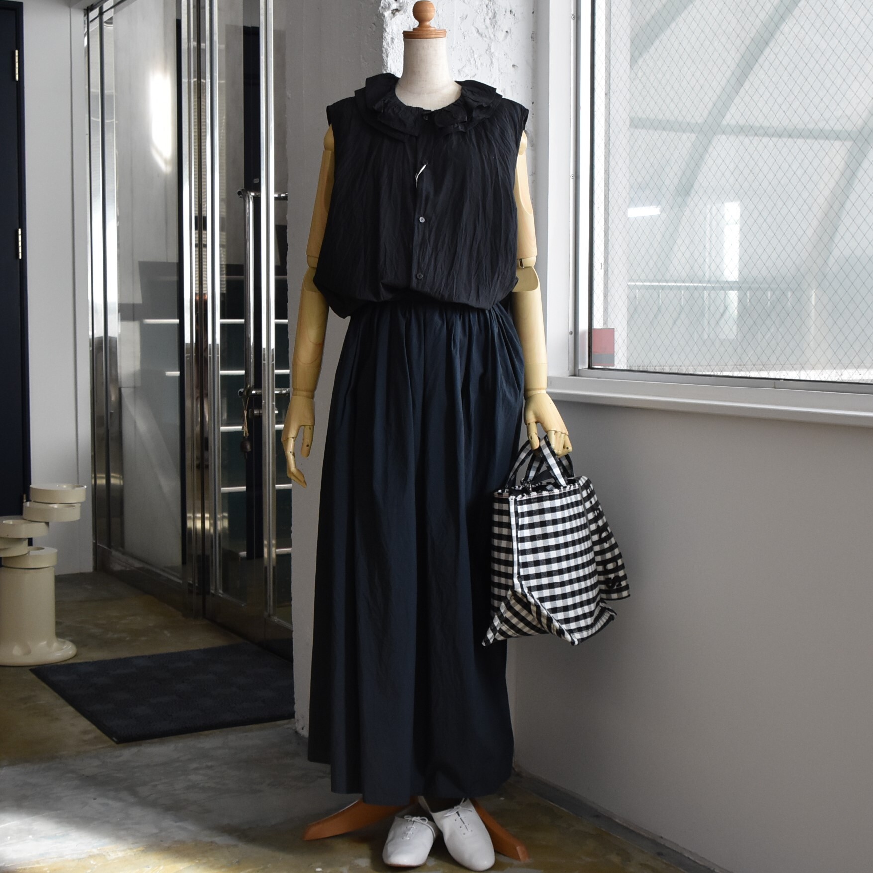 TOUJOURS(トゥジュー) / Randam Pleated Maxi Skirt #TM42BK04-AA(9)