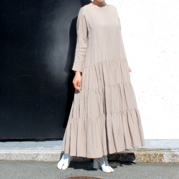suzuki takayuki(スズキタカユキ) tiered dress#A231-12