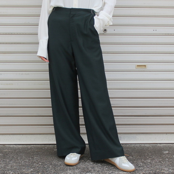 Graphpaper(グラフペーパー) Wool Cupro Adjustable Waisted Trousers#GL223-40189