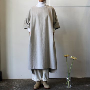 TOUJOURS(トゥジュー) / SHOULDER BUTTON SACK DRESS #KM37UD03