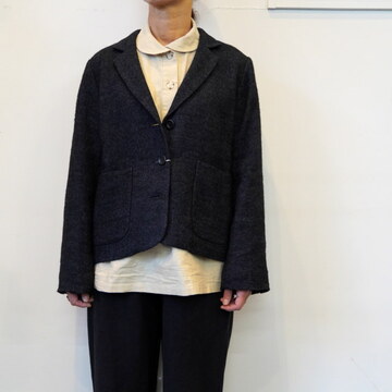 SARAH(T) LINEN WOOL TWILL JACKET #C60230