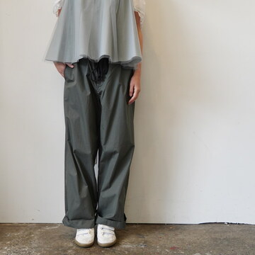 eleven 2nd (CuZJh) FINE COTTON POPLIN WIDE PANTS #E2F-1020