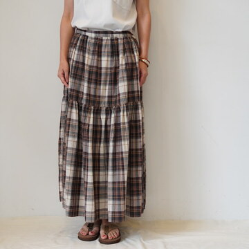 TOUJOURS(gDW[) / Raffled Maxi Skirt #TM42WK04