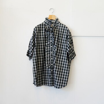 dahl'ia(_A)  FRL BLOUSE S/S CHECK #DBL-286CH
