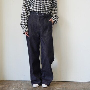 SARAH(T)qCarolerIndigo Denim Xg[gpc#C30443