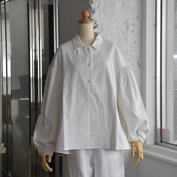 Whiteread (zCg[h) / GATHERED SLEEVES RELAXED SHIRTy2FWJz #SHIRT01-AA