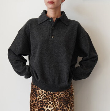 Oblada(Iu_) HENRY POLO KNIT#F2510KN01