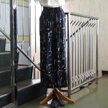 SACRA (TN) / BRUSH PAINTING PANTS #125510112-AA