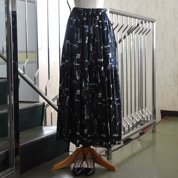 SACRA (TN) / BRUSH PAINTING SKIRT #125510123-AA