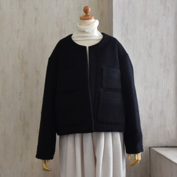 TENNE HANDCRAFTED MODERN(テン ハンドクラフテッドモダン) / ANGOLA TWEED JACKET #004-25FW-AA