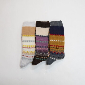 ANTIPAST (アンティパスト) / ENGLISH STYLE SOCKS【3色展開】#HA-8B