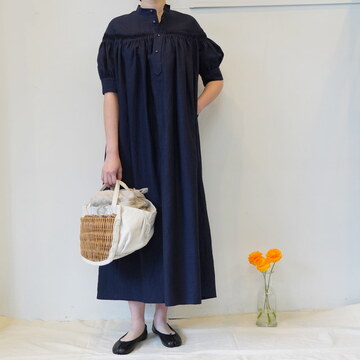 Scye(�T�C) TUCKED DRESS #1226-01002