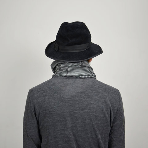 y30% off salezwings+horns(EBOAhz[Y ) TUBE SCARF Cotton Cashmere Jersey -Stripe-(10)